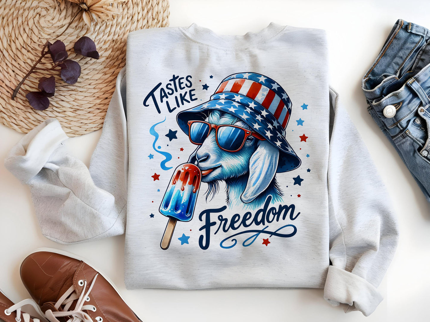 a t - shirt with an image of a rabbit wearing a hat and sunglasses