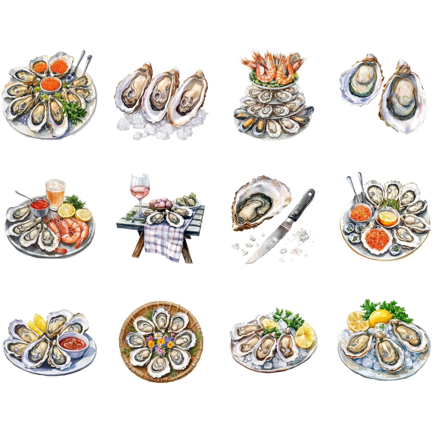 a bunch of different types of food on a plate