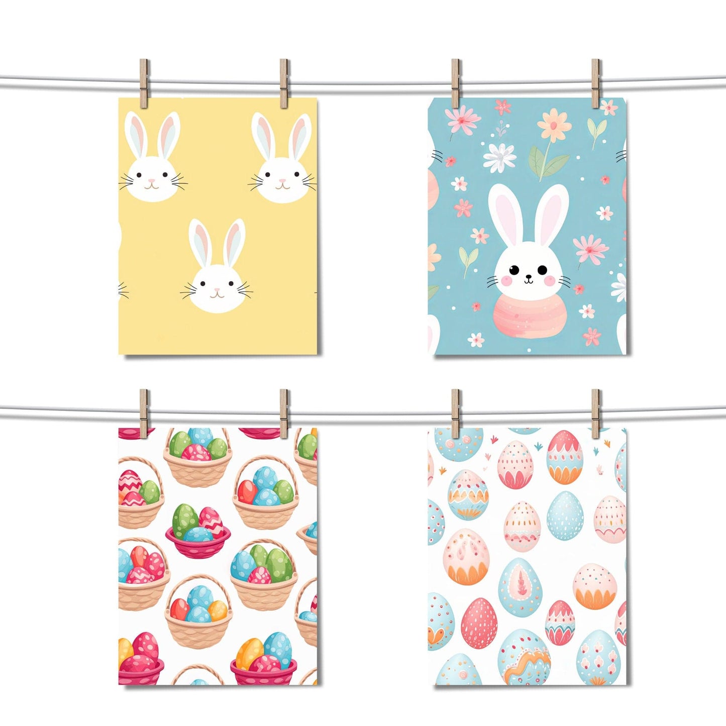 Illustration Easter Digital papers