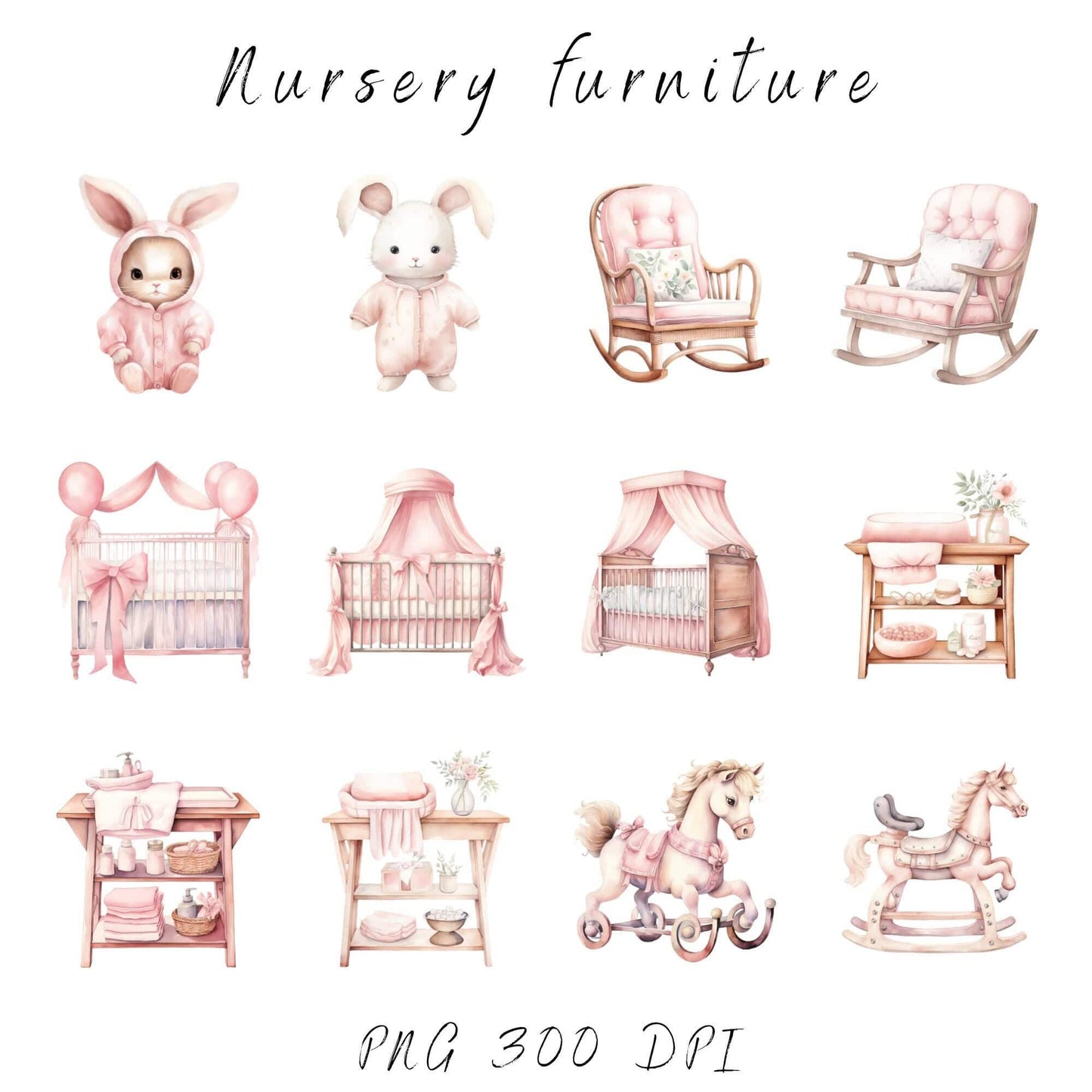 Its a Girl clipart pack