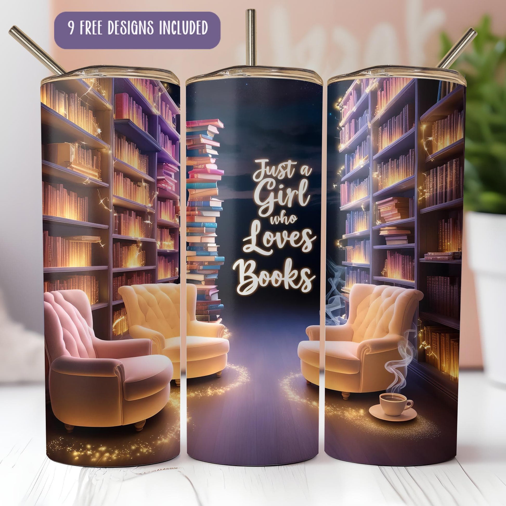 a room divider with two chairs and a bookcase