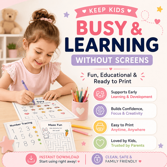 Kids Printable Mega Bundle (100,000+ Pages) | PLR + MRR Included