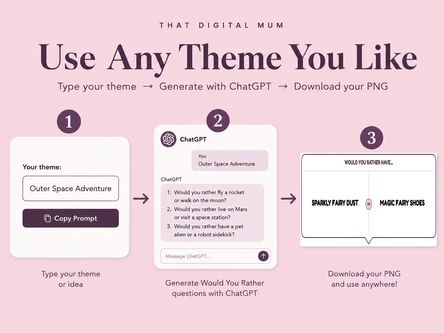 Kids Would You Rather Generator – Printable Question Cards Tool for Commercial Use