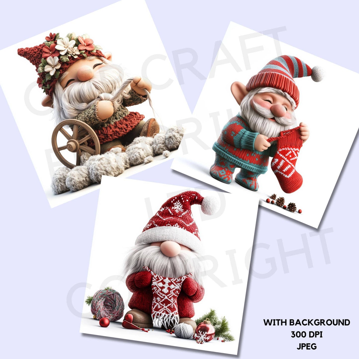 Knitting Gnome JPEGs