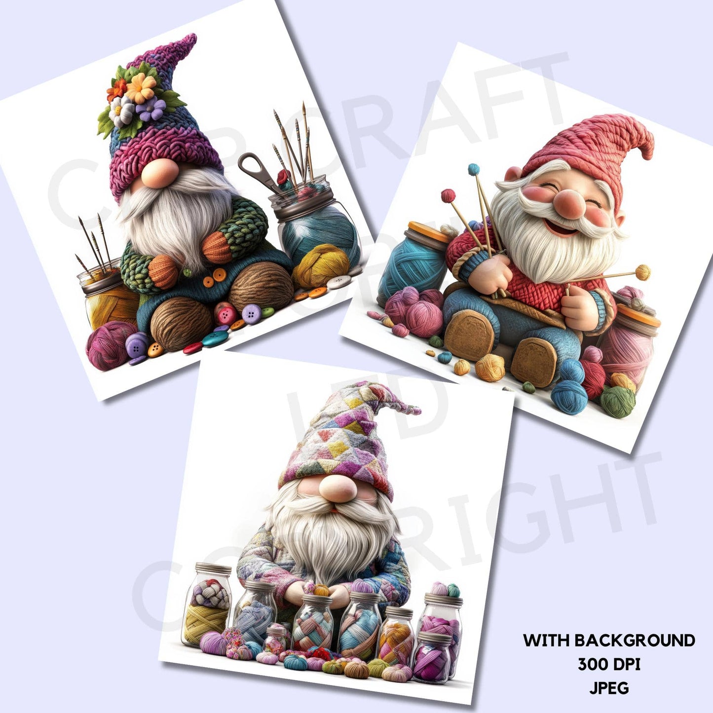 Knitting Gnome JPEGs