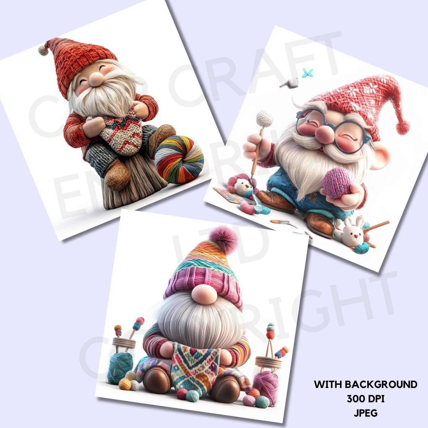 Knitting Gnome JPEGs