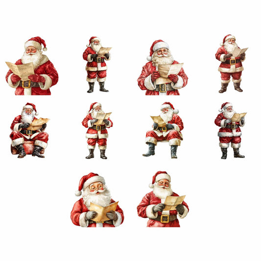Letters to Santa Claus Clipart