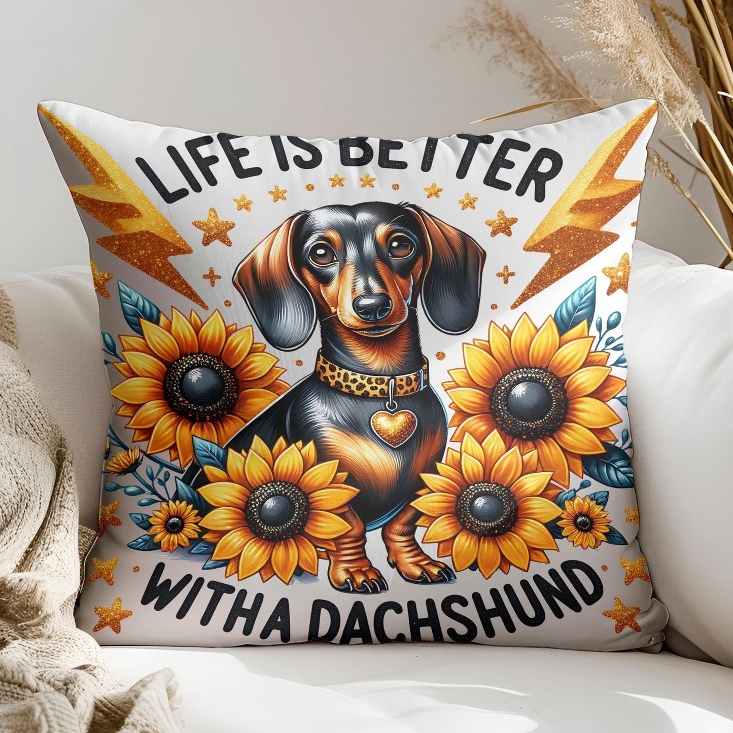 Life Is Better With A Dachshund PNG