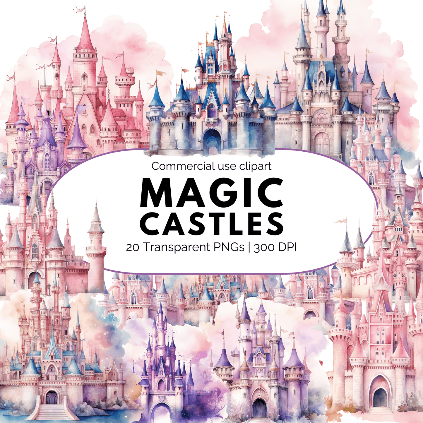 Magical Castle Clipart