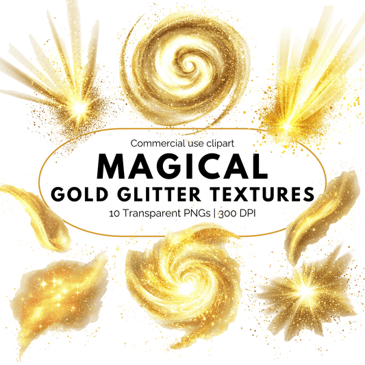 Magical light overlay texture clipart