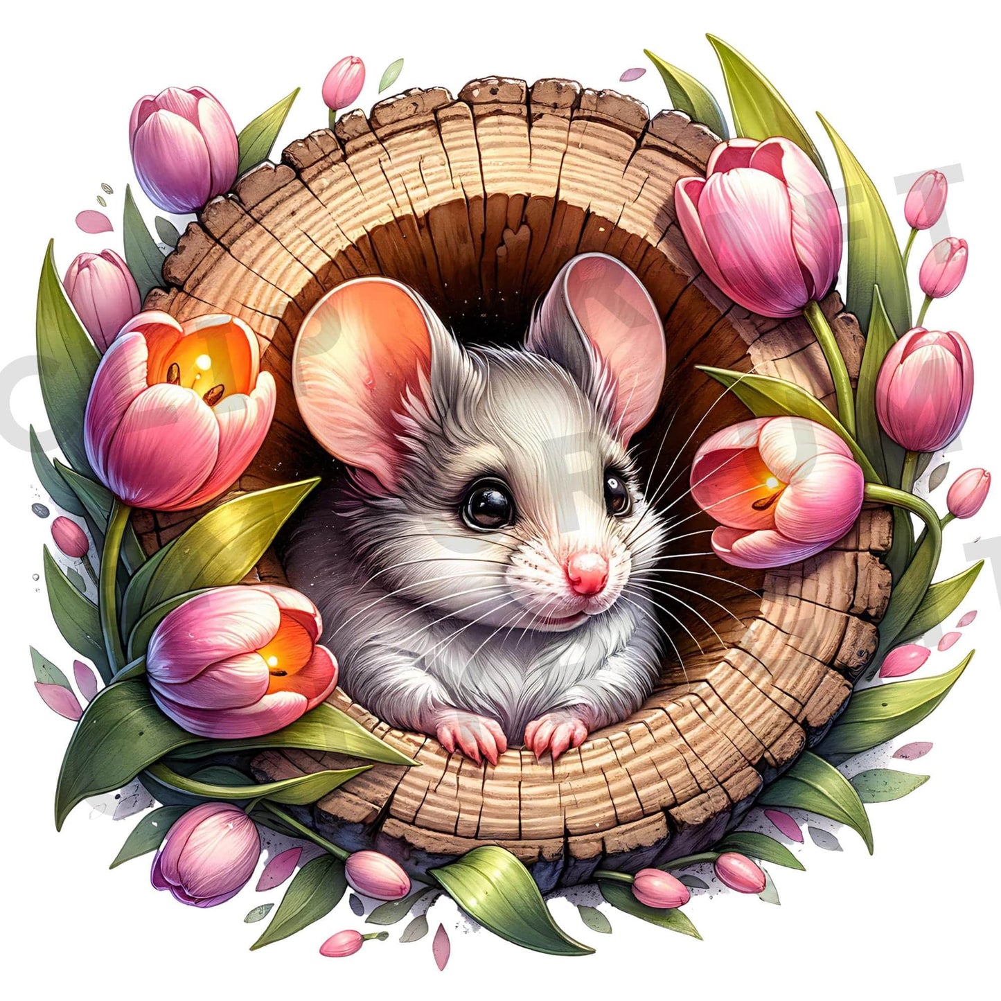 Mouse Hole Clipart Pack