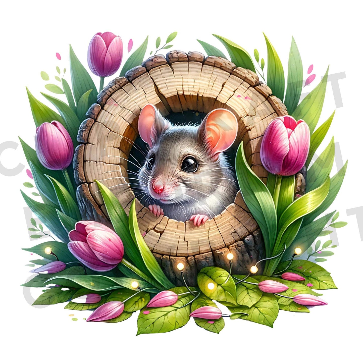 Mouse Hole Clipart Pack