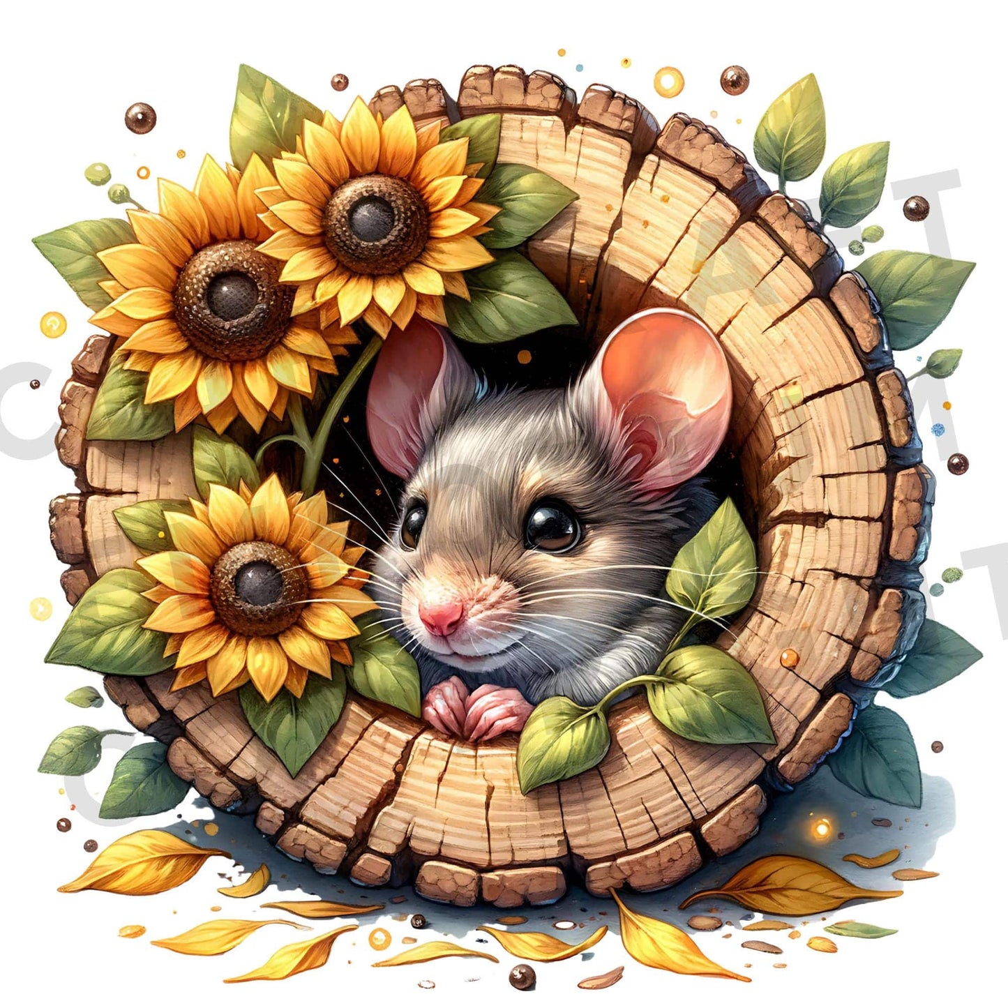 Mouse Hole Clipart Pack