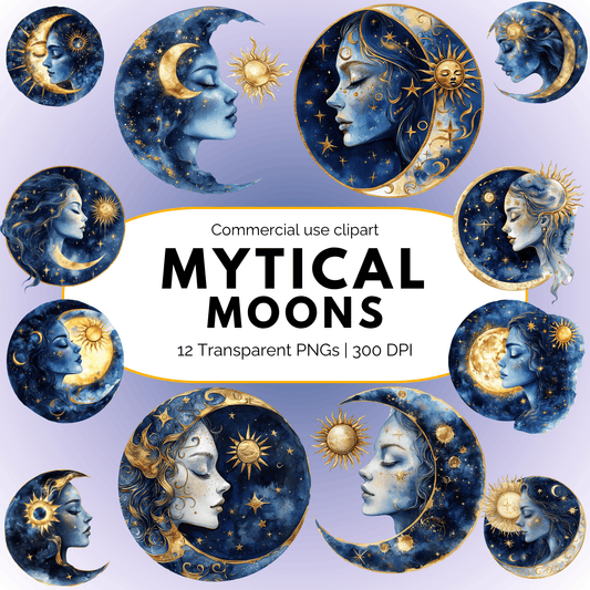 Mystical Moon Clipart
