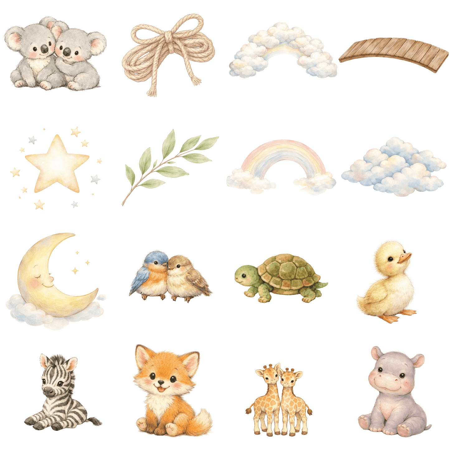 Noah’s Ark Clipart Bundle (Commercial Use PNG)