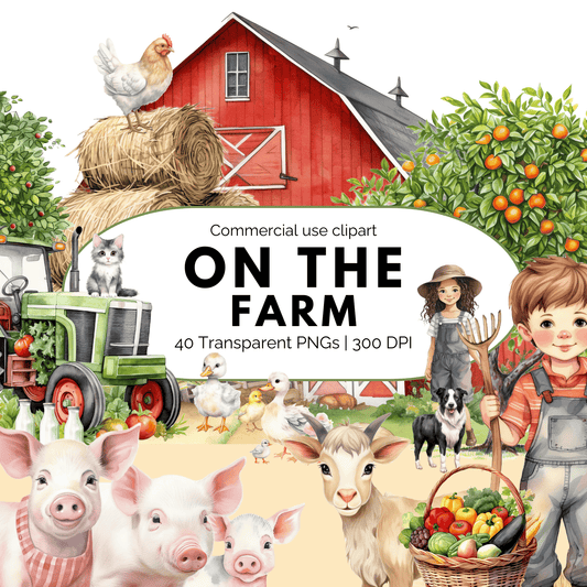 On the Farm Clipart