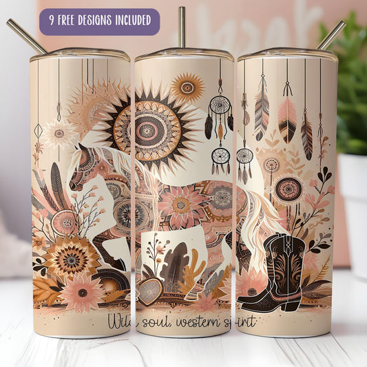 a set of three coffee mugs with designs on them