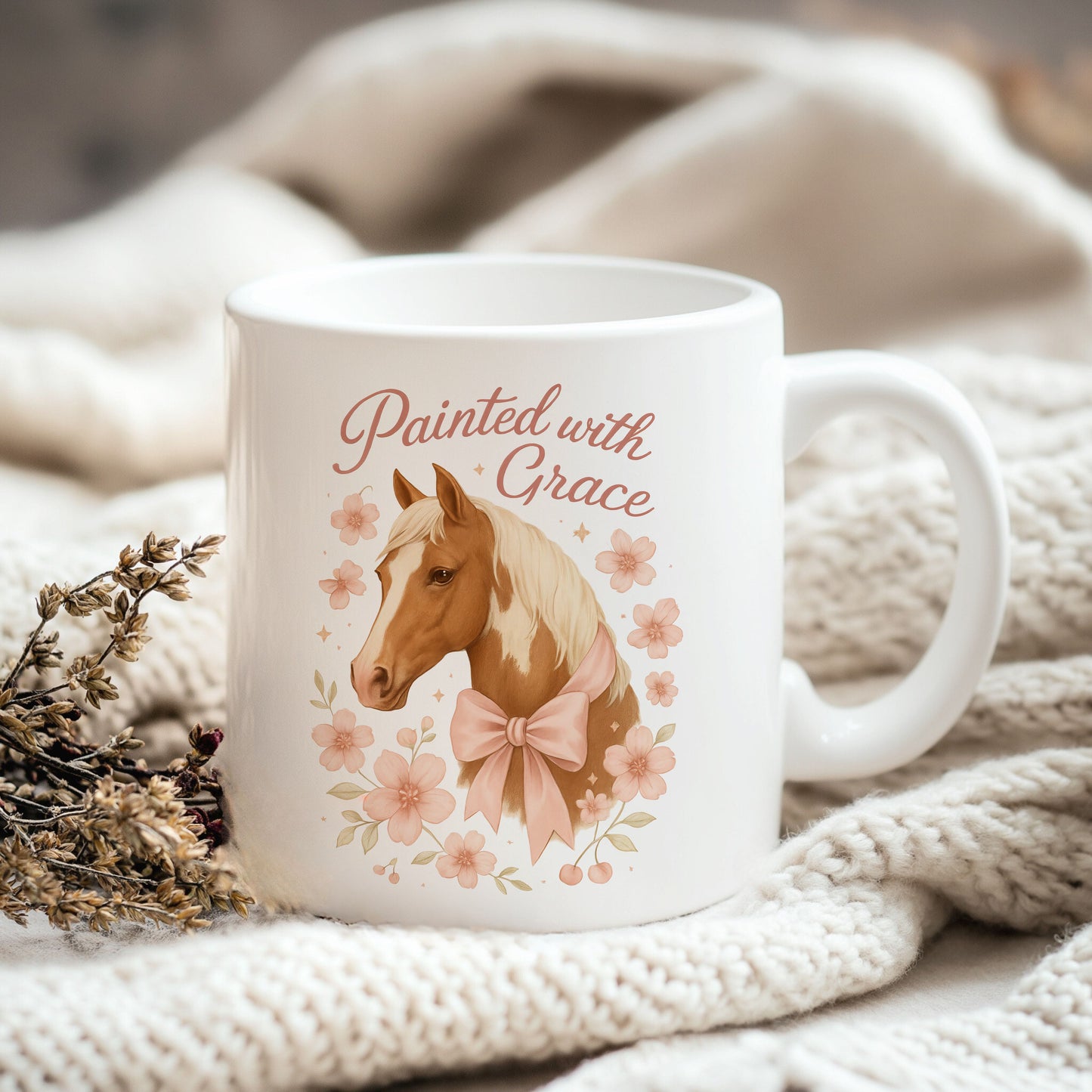 Painted with grace coquette paint horse tshirt design