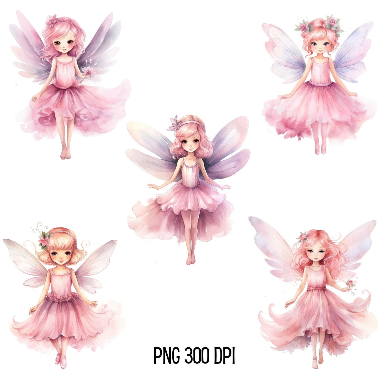 Pink Fairy Clipart