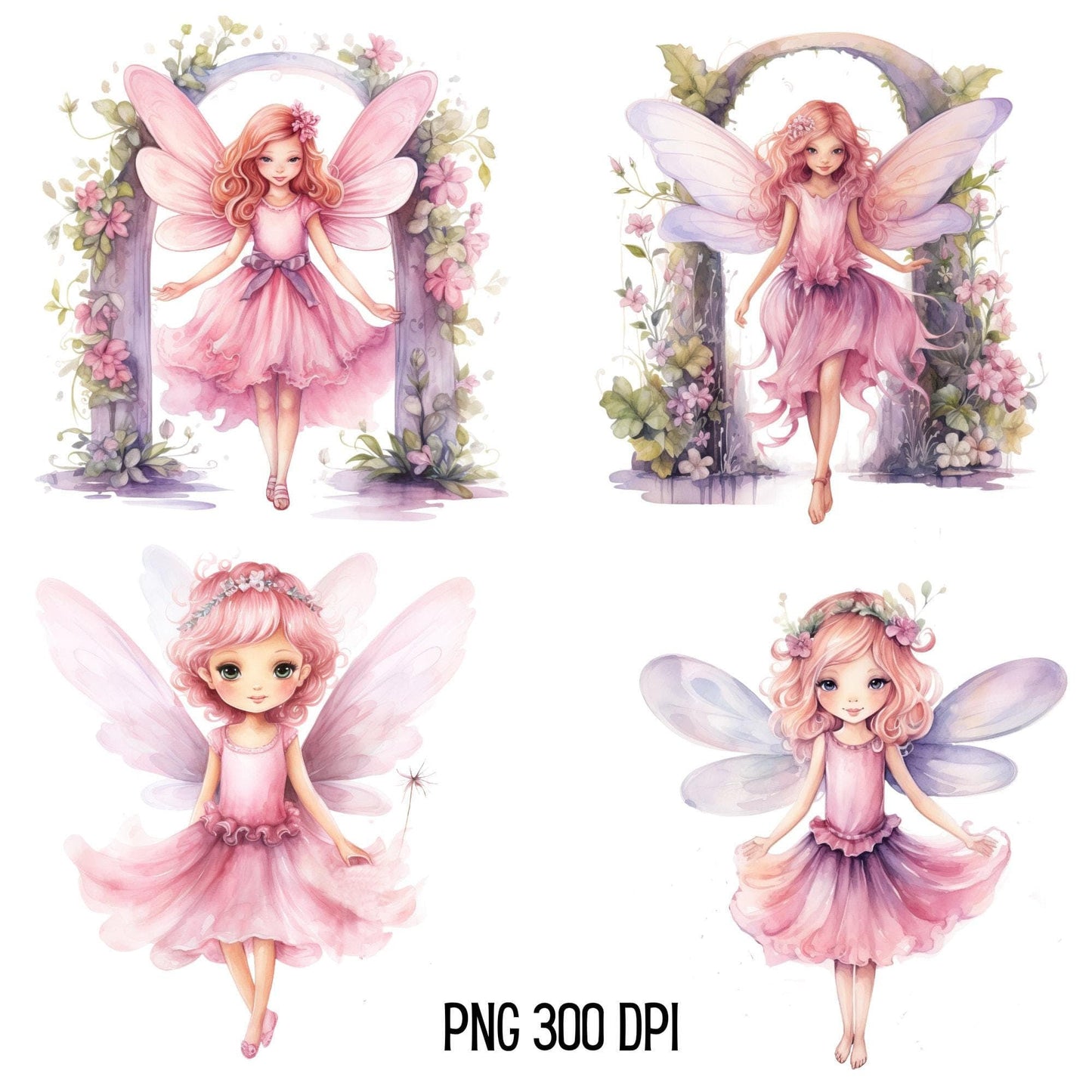 Pink Fairy Clipart