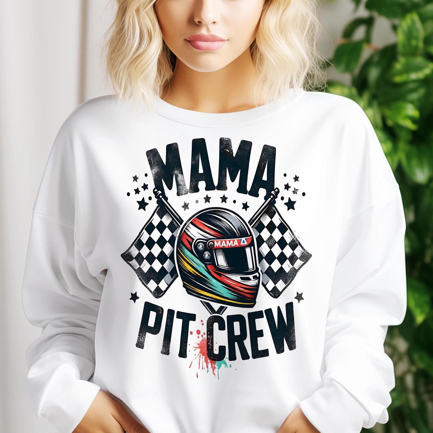 Pit Crew Mama PNG