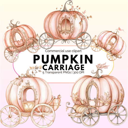 Pumpkin Carriage Clipart
