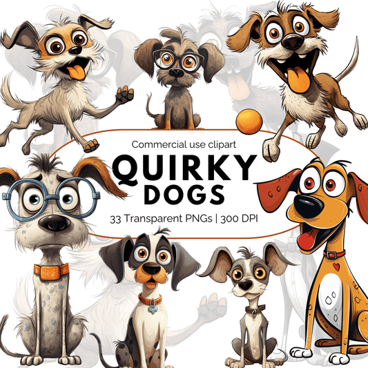 Quirky Dog Clipart