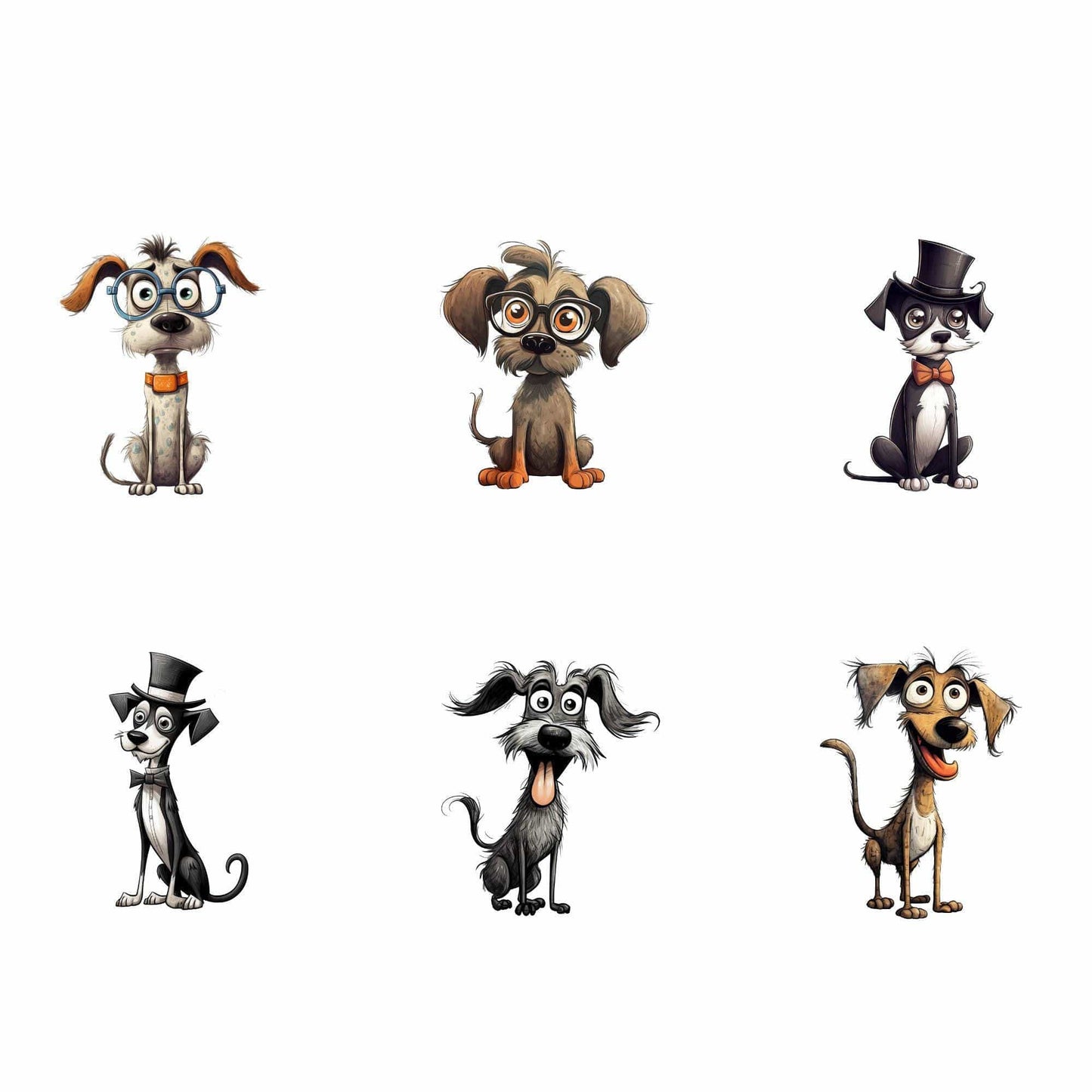 Quirky Dog Clipart