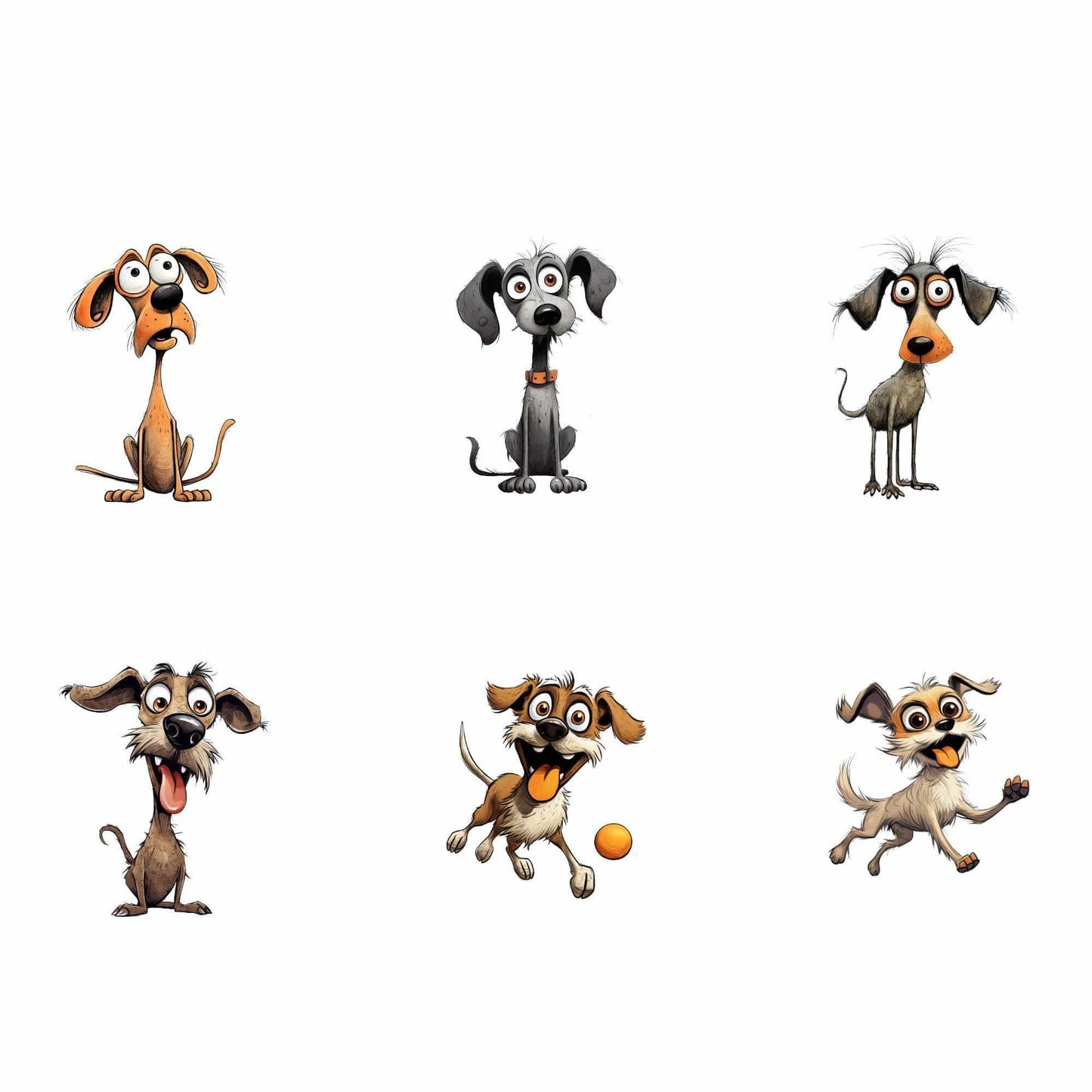 Quirky Dog Clipart