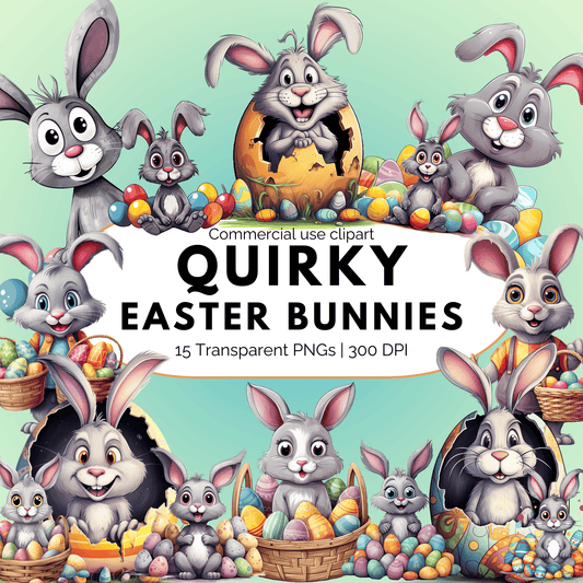 Quirky Easter Bunny Clipar