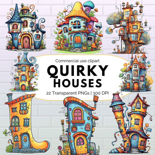 Quirky House Clipart