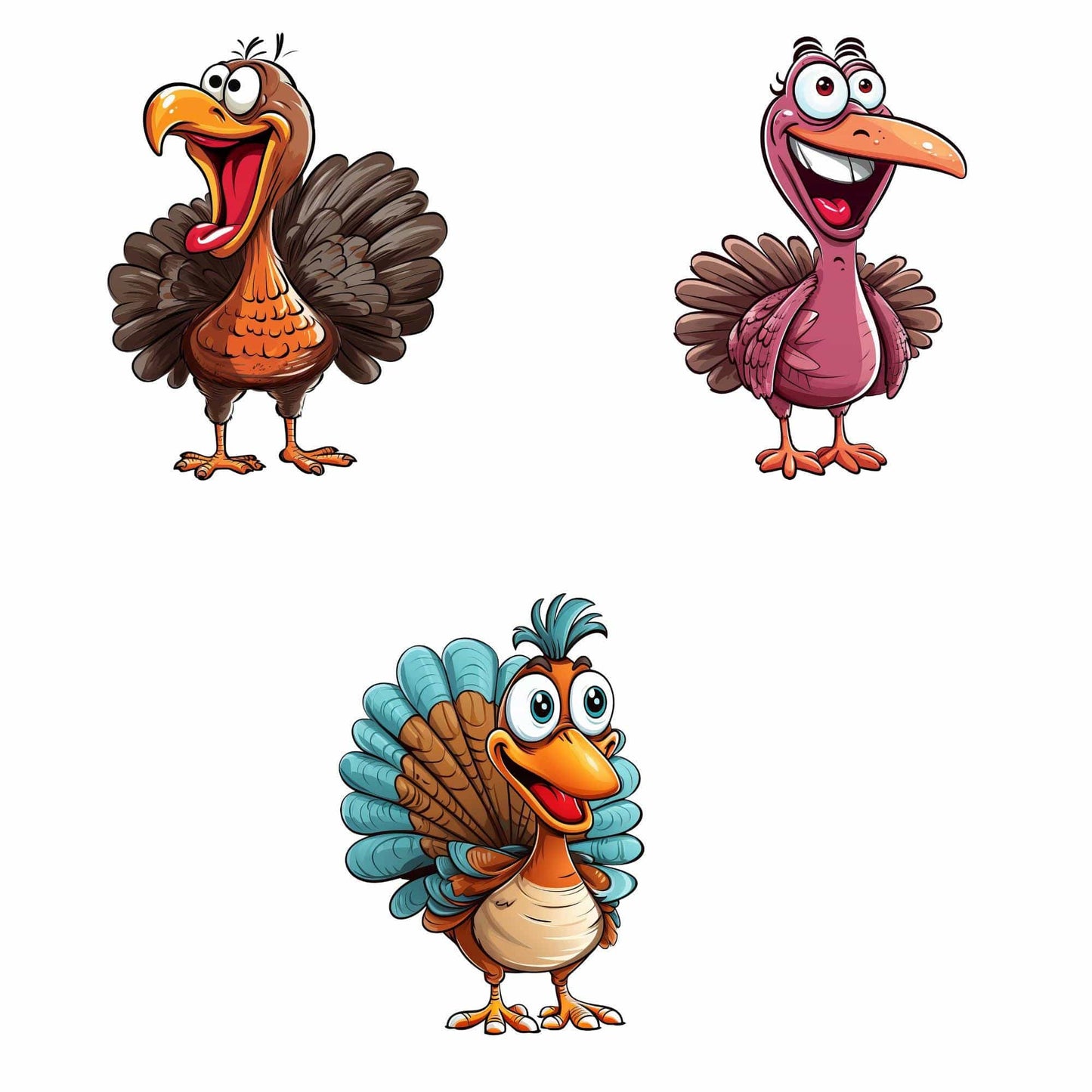 Quirky Turkey Clipart