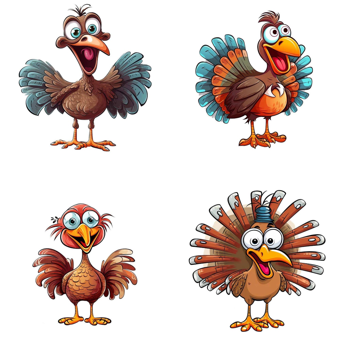 Quirky Turkey Clipart
