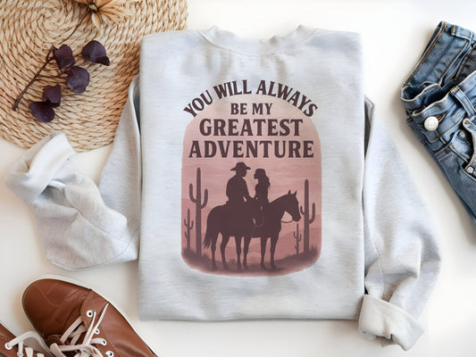 Retro cowgirl you will always be my greatest adventure