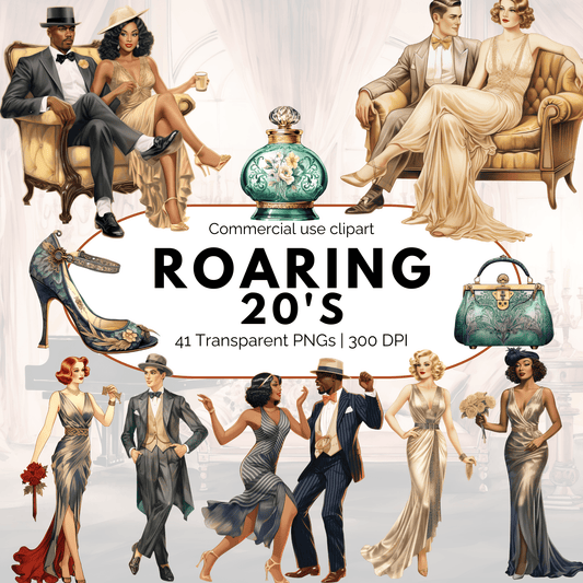 Roaring 20s Clipart