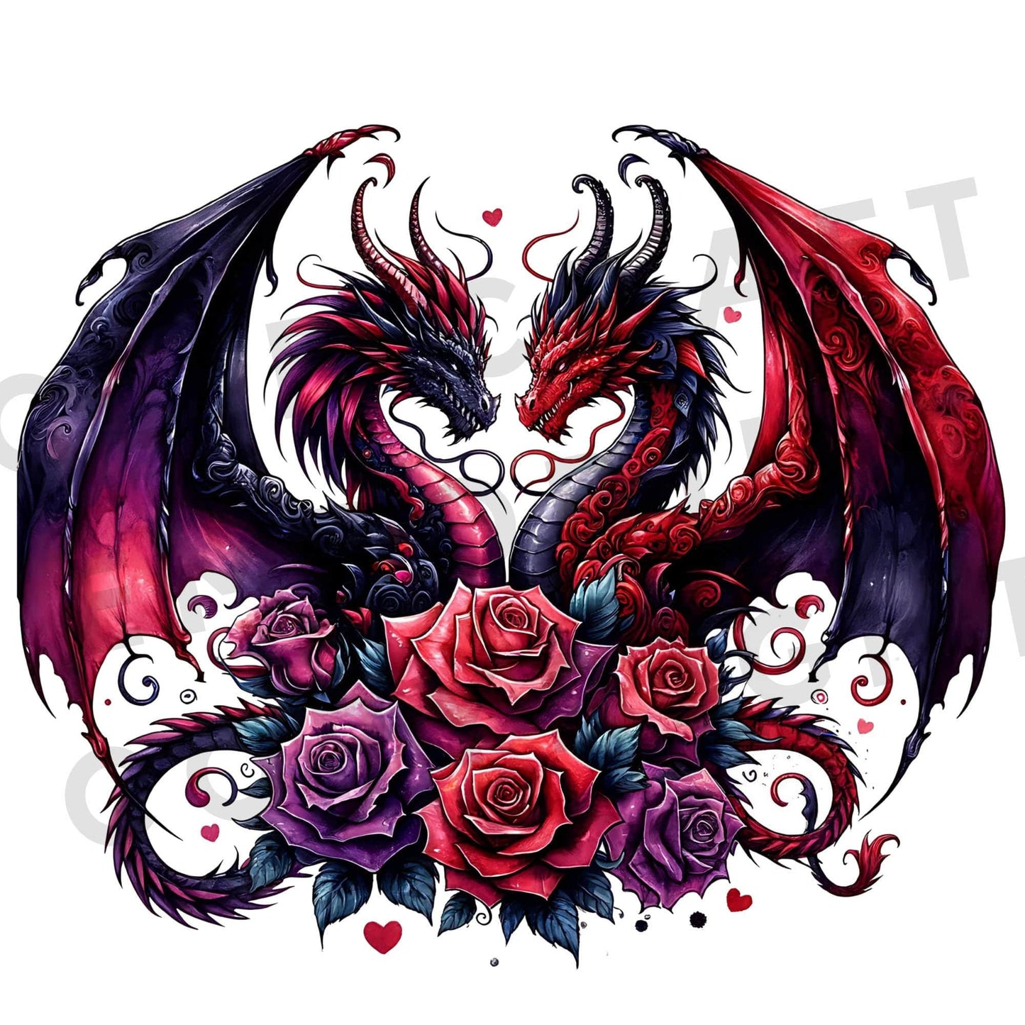 Clipart de alta fantasía romántica