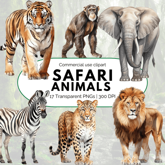 Safari animal clipart