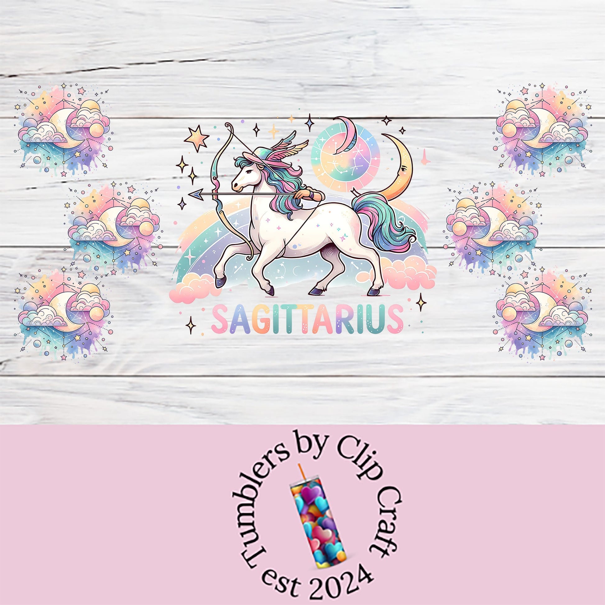 a wooden wall with a unicorn on it