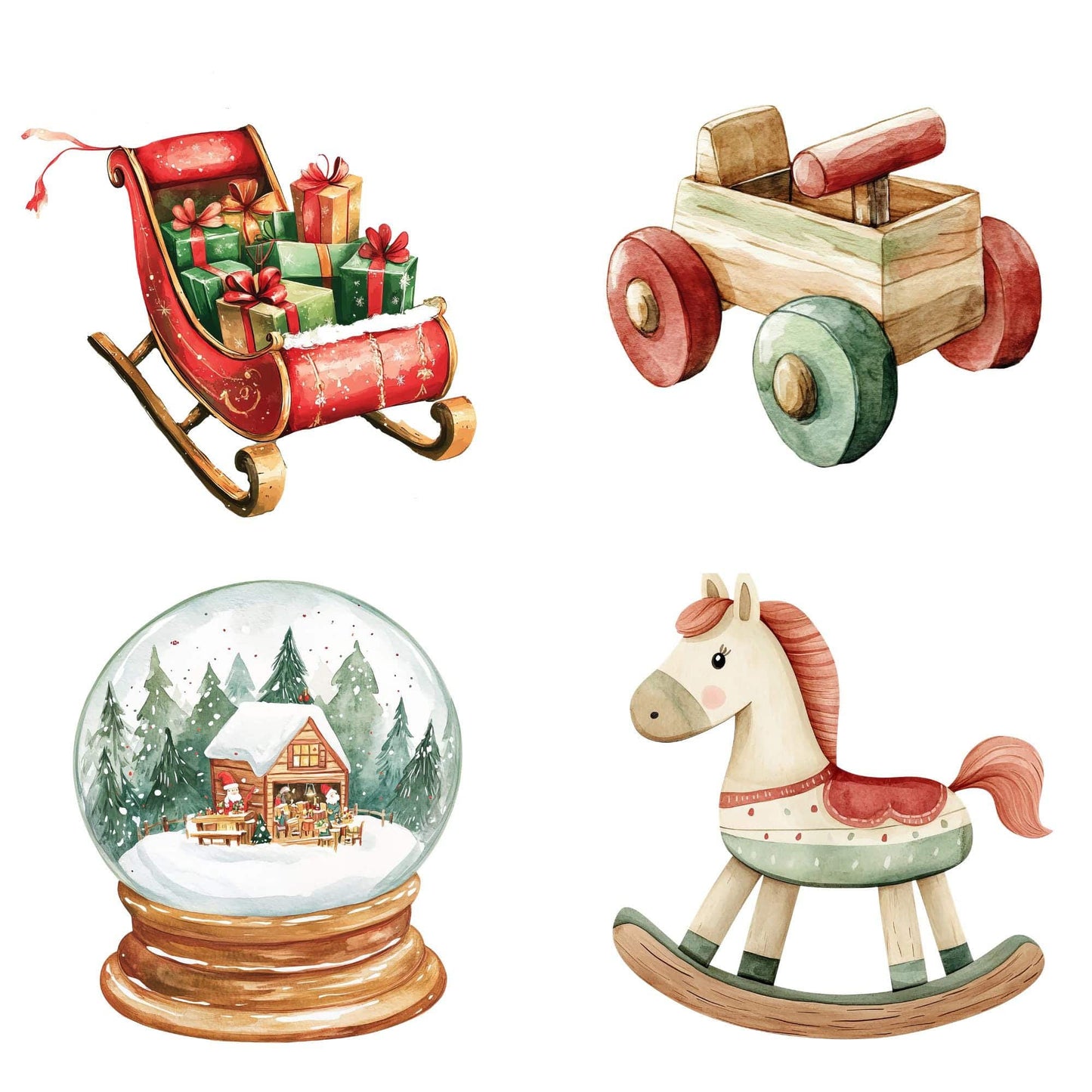 Santas Workshop Clipart