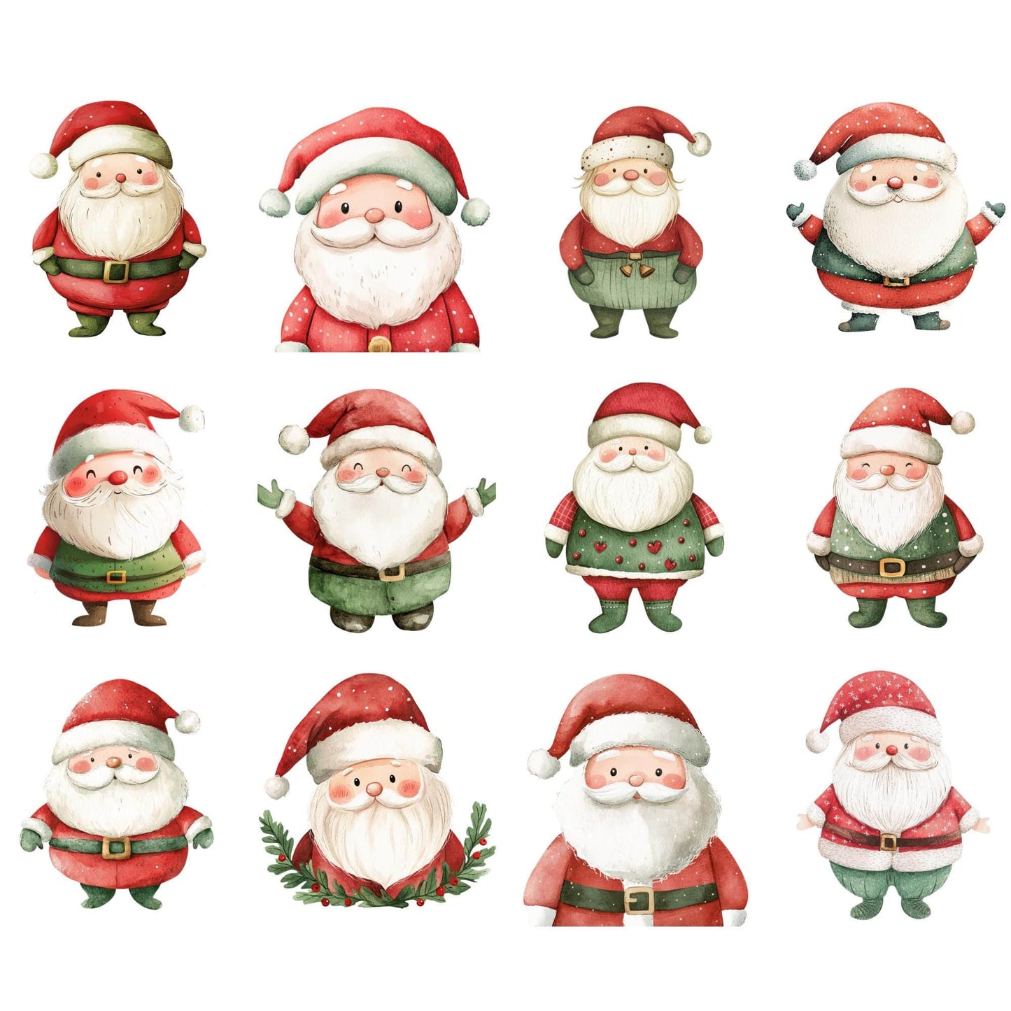 Scandi Santa Clipart