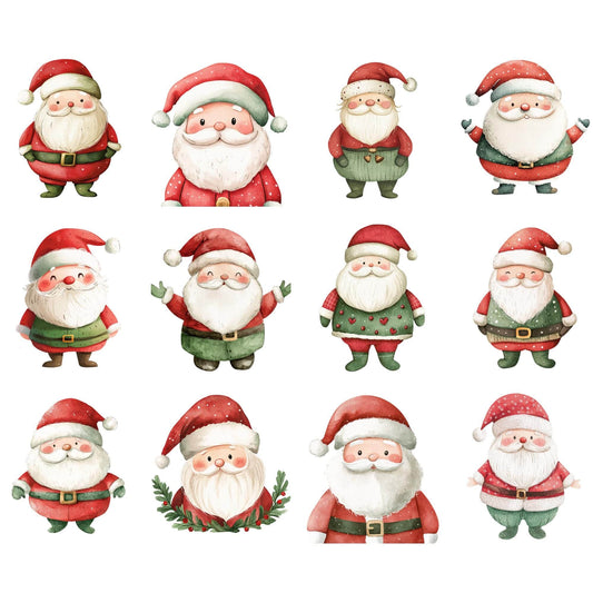 Scandi Santa Clipart