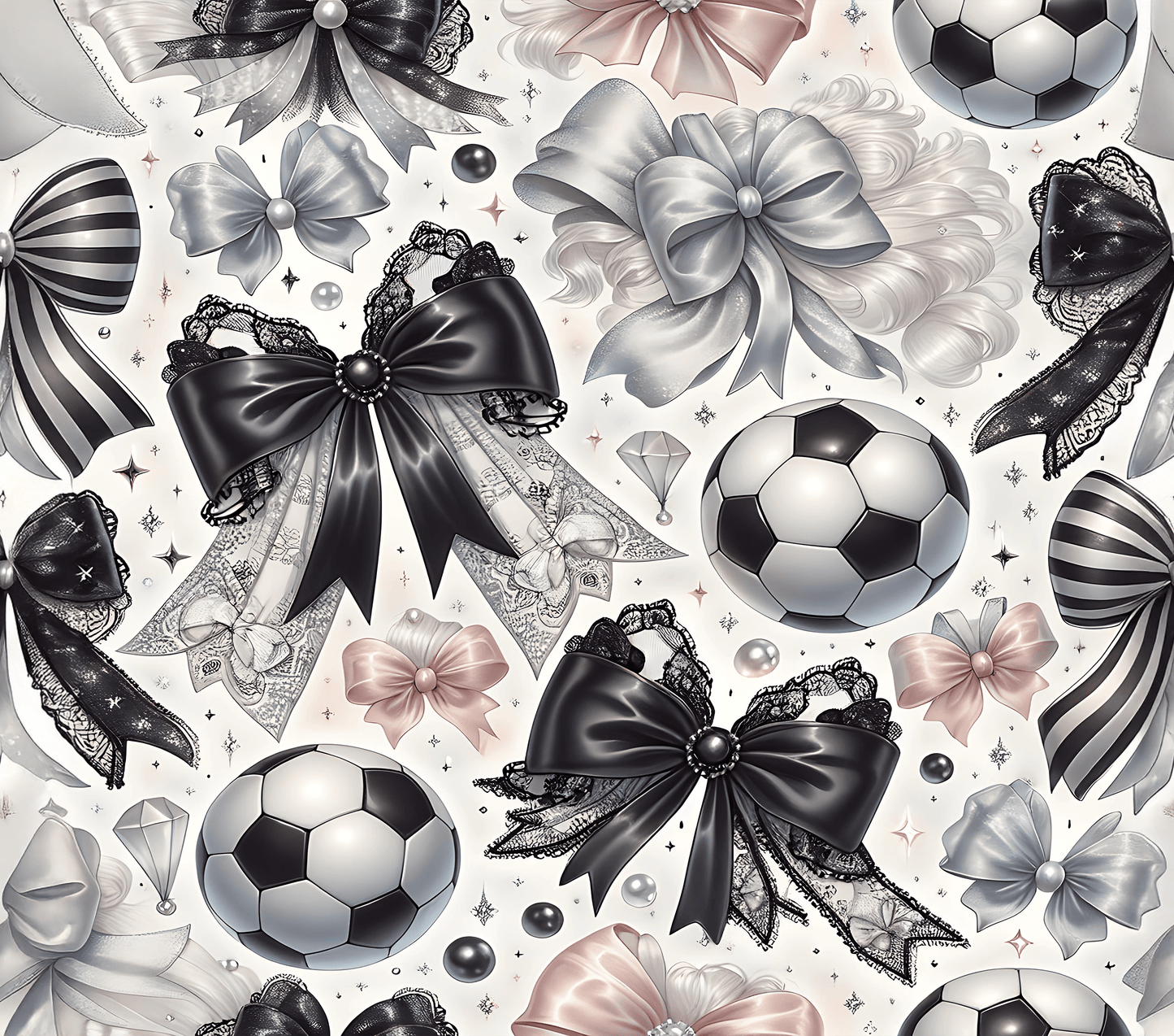 Soccer Bow Wrap Tumbler PNG – Coquette Soccer Mom 20oz Sublimation Design