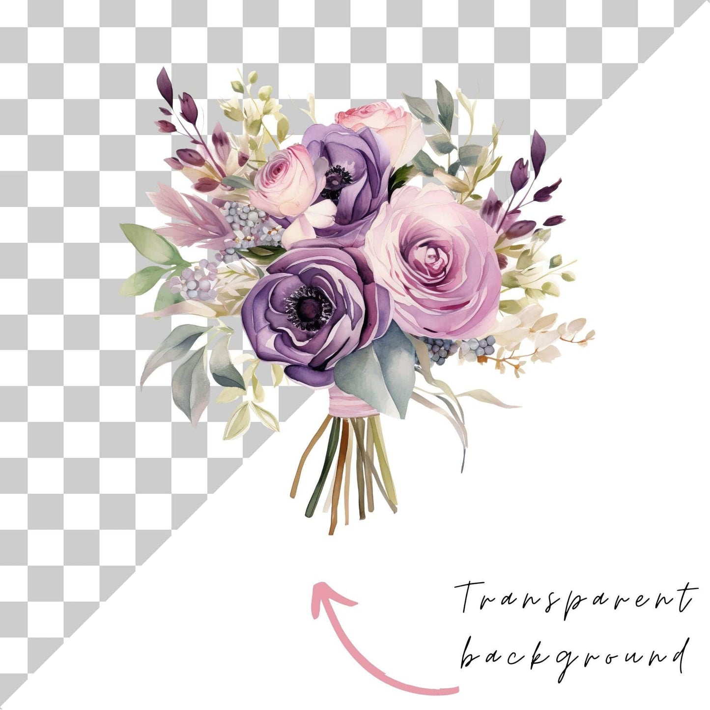 Soft Lilac Dream Florals