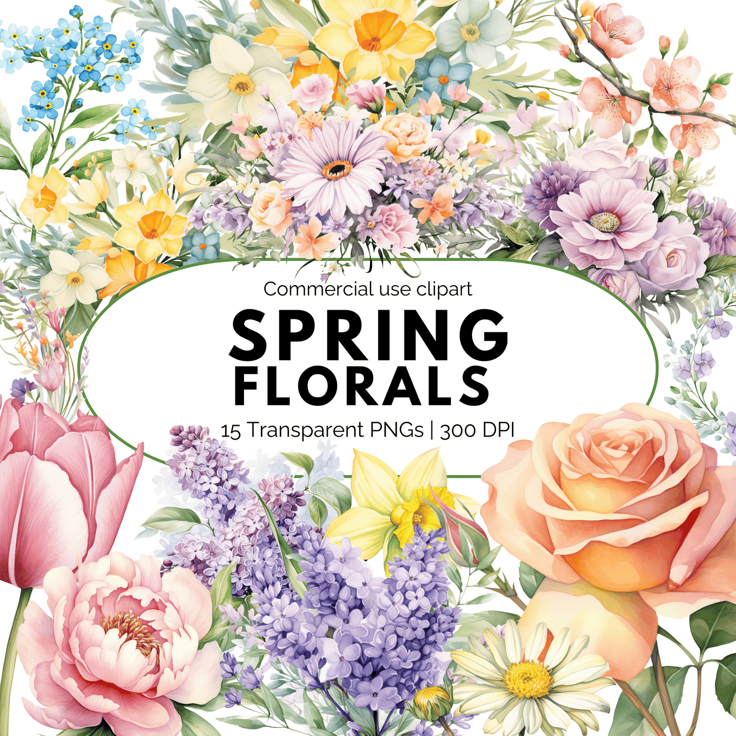 Spring Floral Clipart