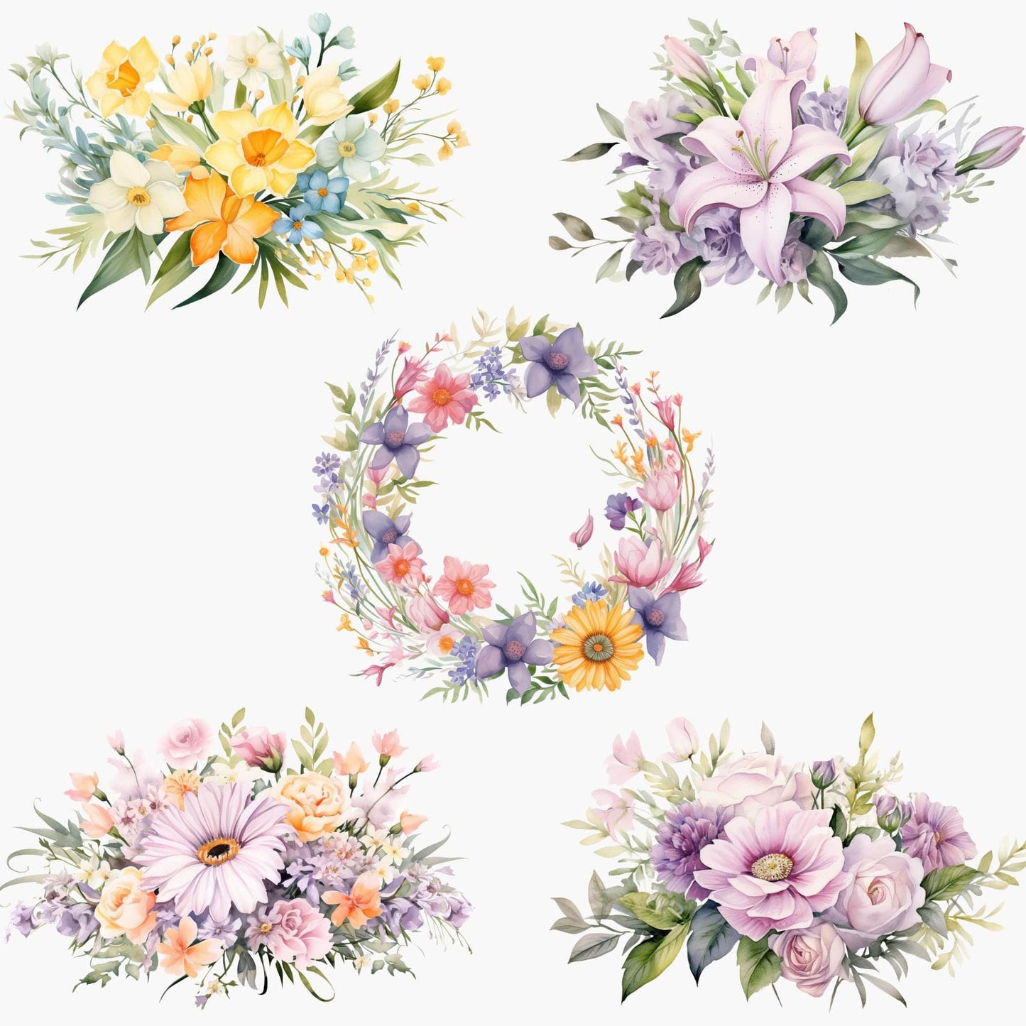 Spring Floral Clipart
