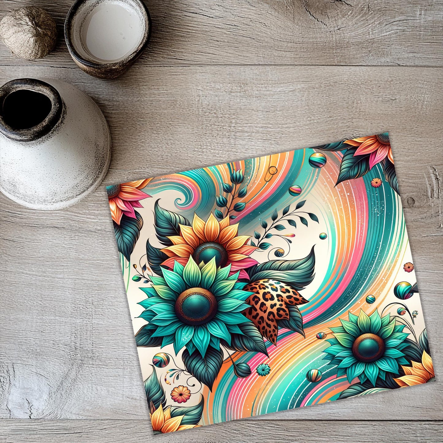 a picture of a place mat on a table