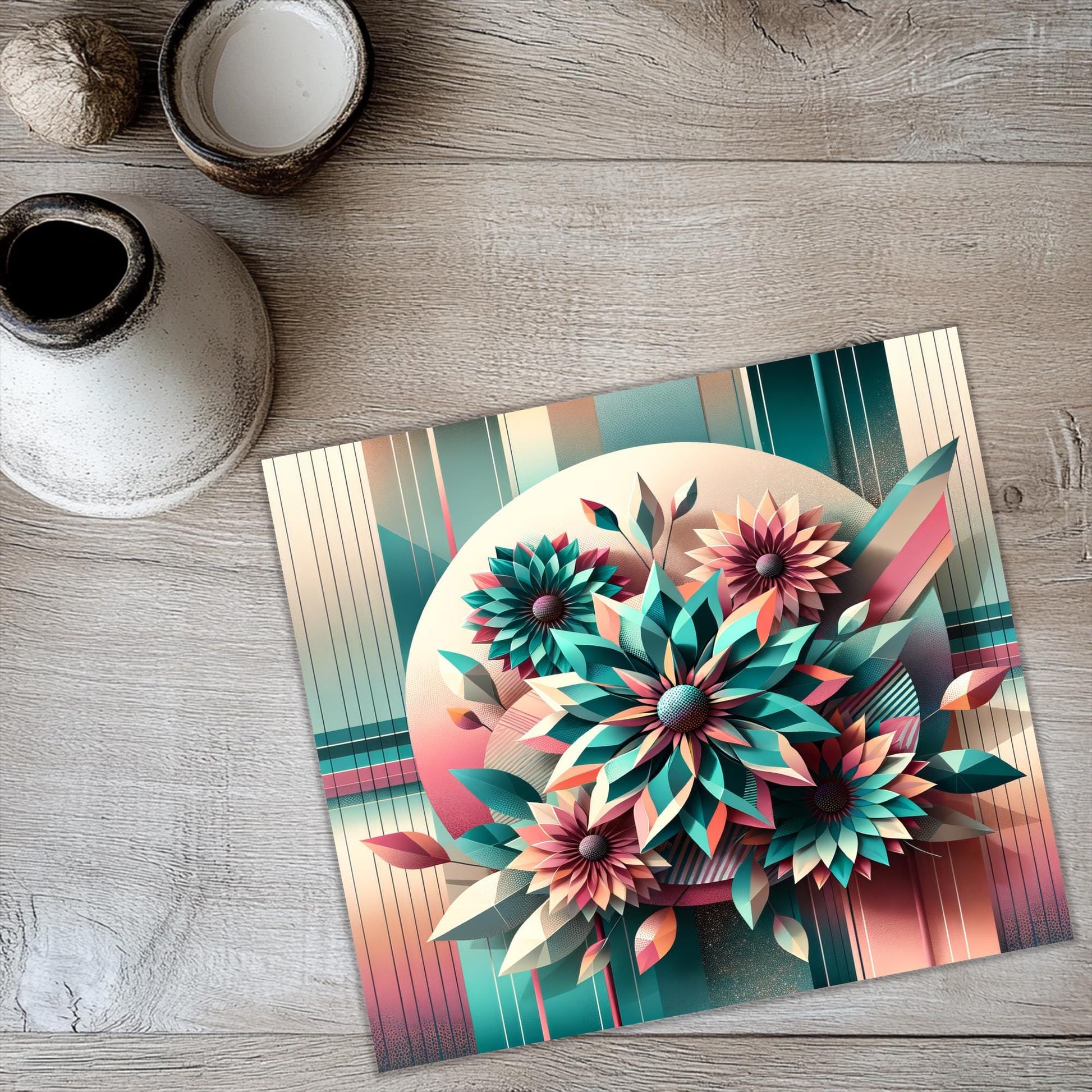 a picture of a bunch of flowers on a table
