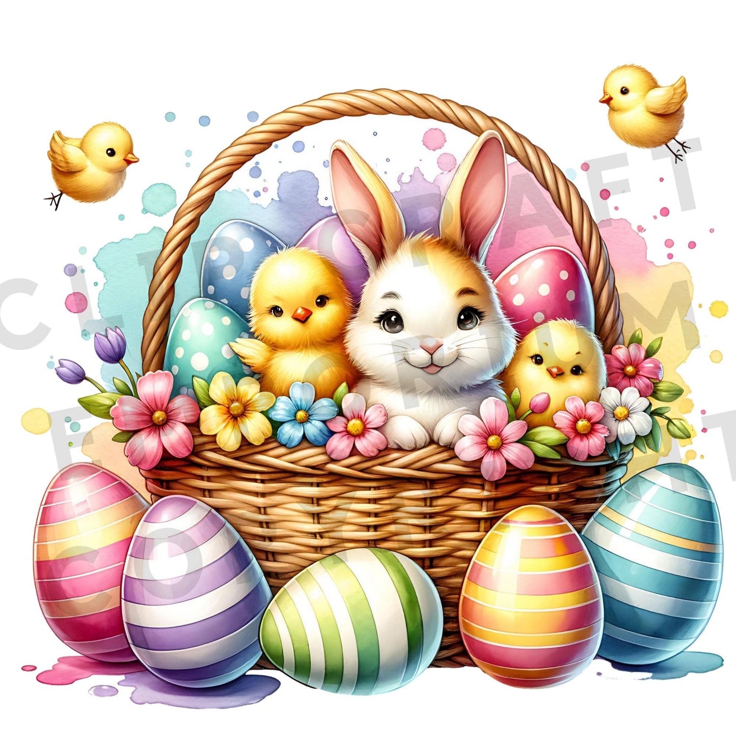 Super Cute Easter Clipart Pack