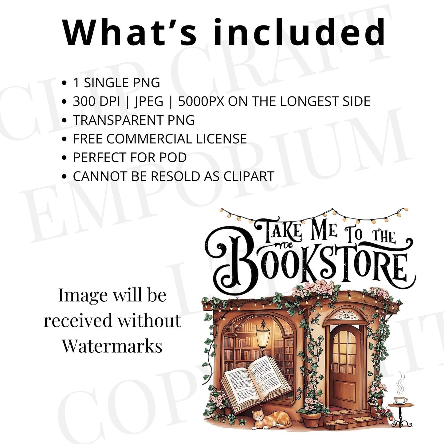 Take Me to the Bookstore PNG