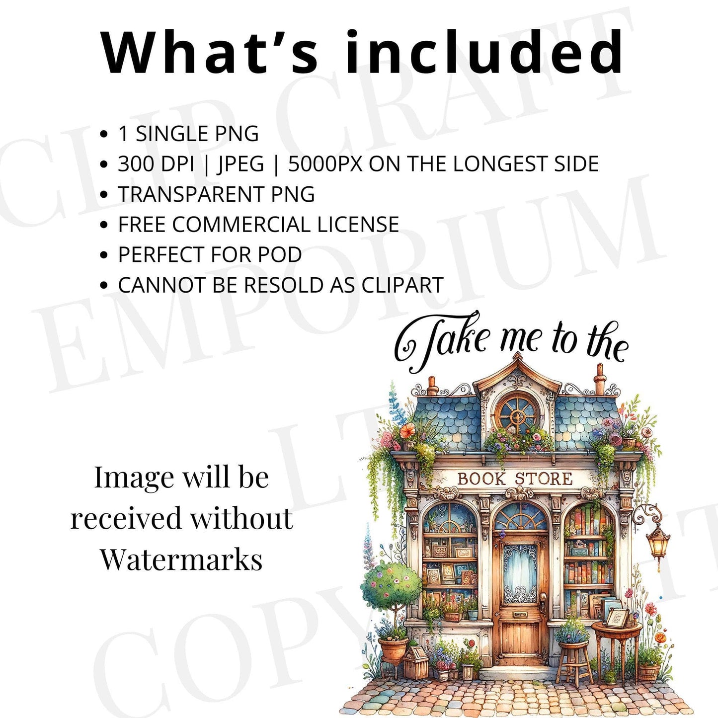 Take Me to the Bookstore PNG